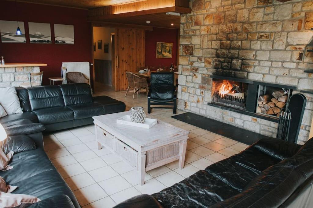 La Barra'K Maison De Vacances Avec Piscine Villa Weismes Buitenkant foto