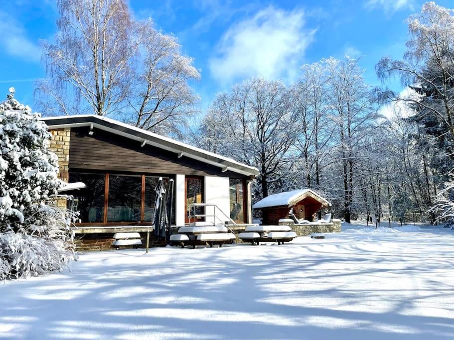 La Barra'K Maison De Vacances Avec Piscine Villa Weismes Buitenkant foto